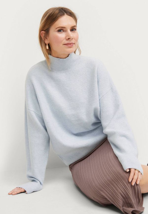 Gina Tricot - Tröja Lovisa Knitted Sweater - Blå - 34/36