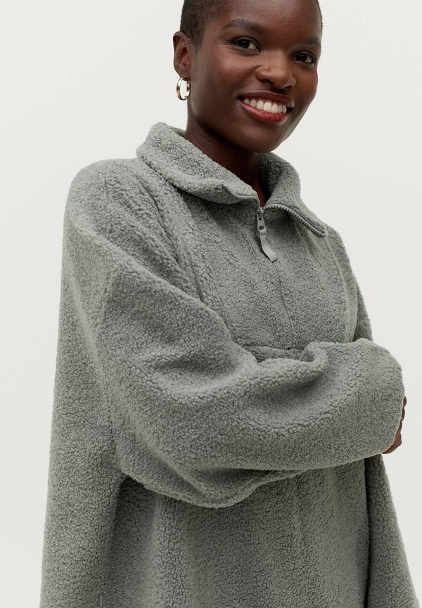 Gina Tricot - Tröja Peg Teddy Jacket - Grå