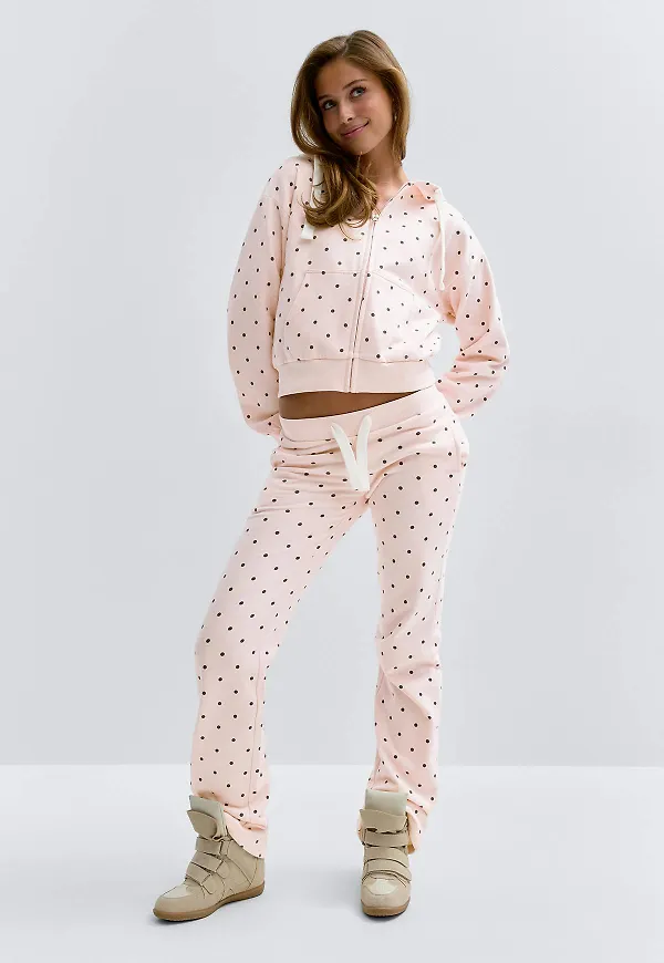 Gina Tricot - 14+ low waist sweatpants - byxor - Rosa - XXS - Dam