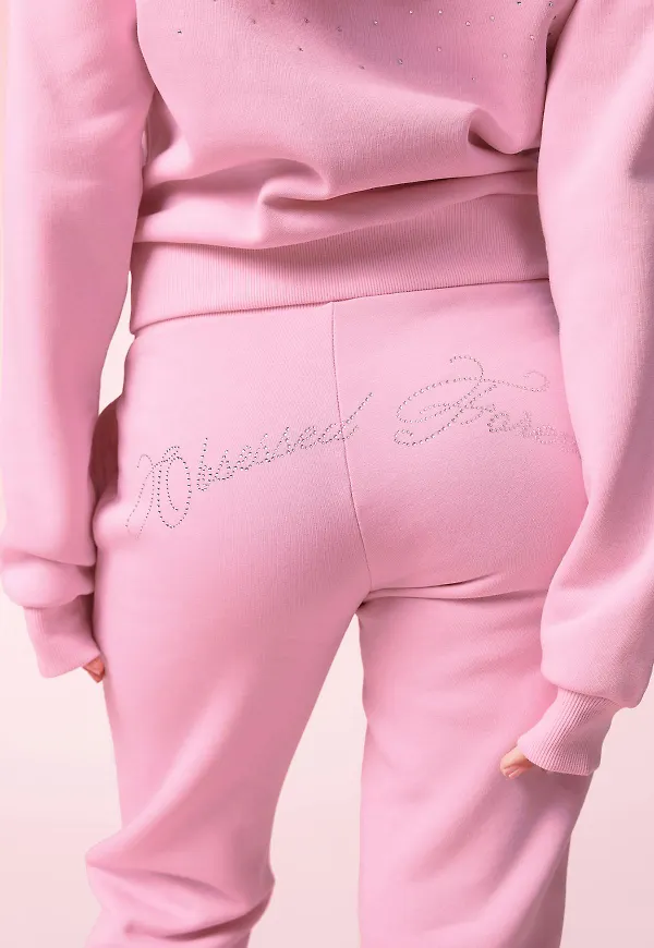 Gina Tricot - 14+ low waist sweatpants - byxor - Rosa - XS - Dam