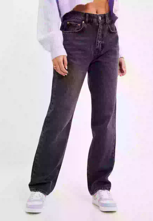 Gina Tricot 90s high waist jeans High waisted jeans Offblack