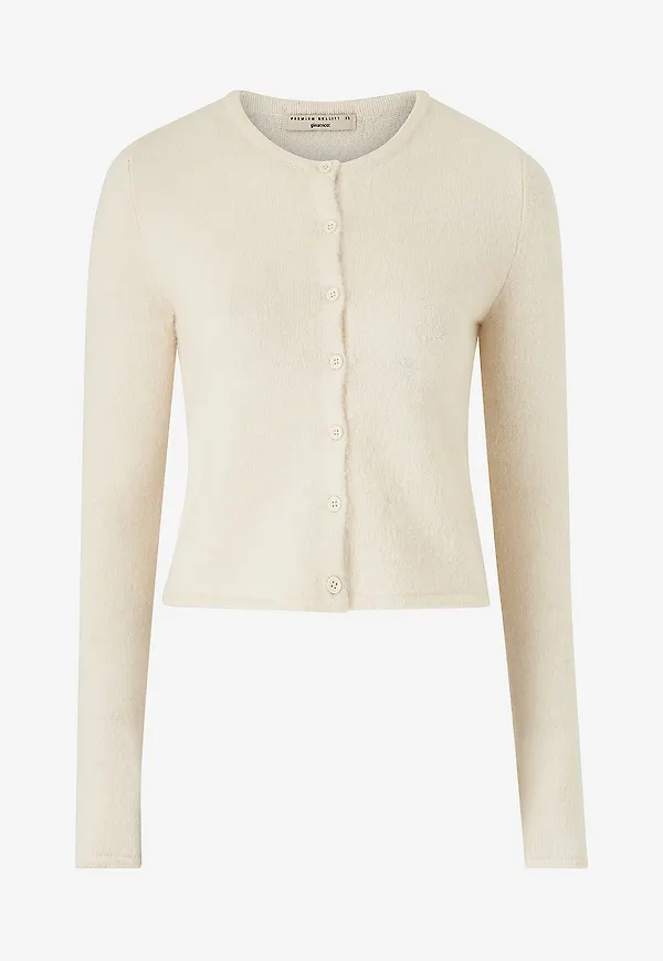 Gina Tricot - Cardigan Knitted - Vit