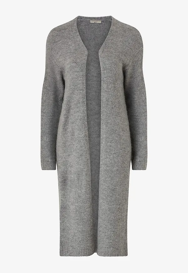 Gina Tricot - Cardigan Long Knitted Cardigan - Grå