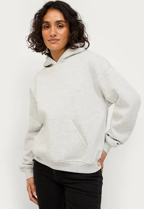 Gina Tricot - Huvtröja Iconic Hoodie - Grå