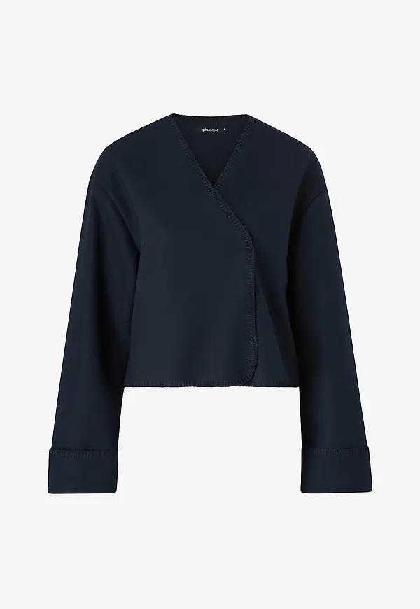 Gina Tricot - Jacka Blanket Stitch Jacket - Blå
