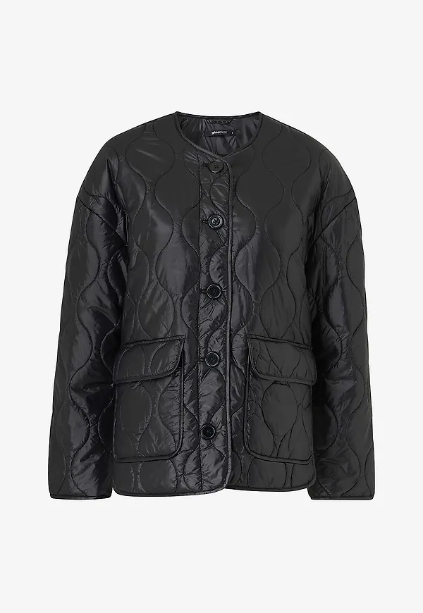 Gina Tricot - Jacka Quilted Jacket - Svart