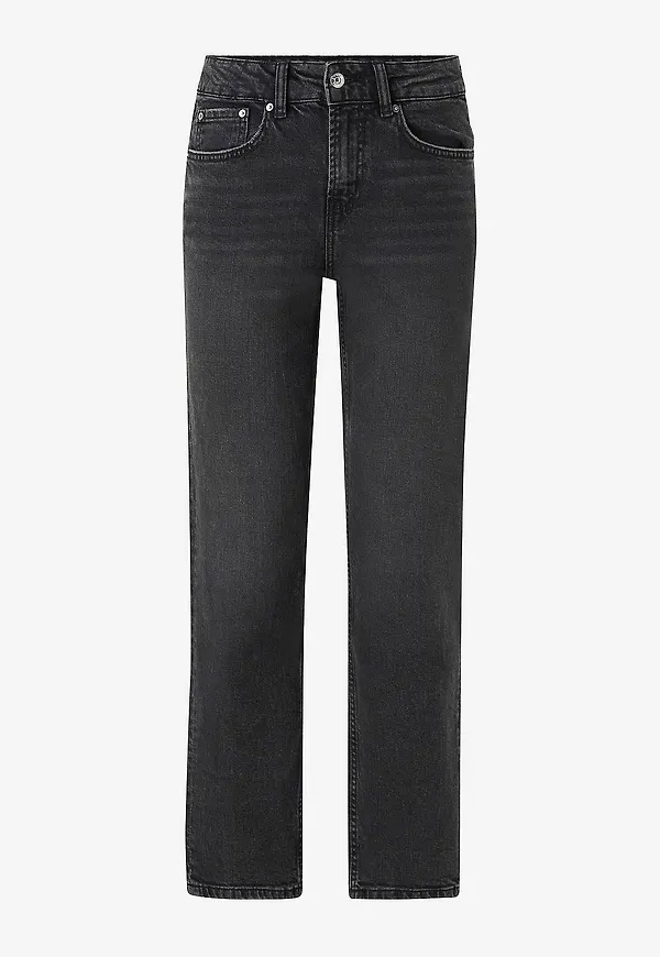 Gina Tricot - Jeans Slim Straight - Svart
