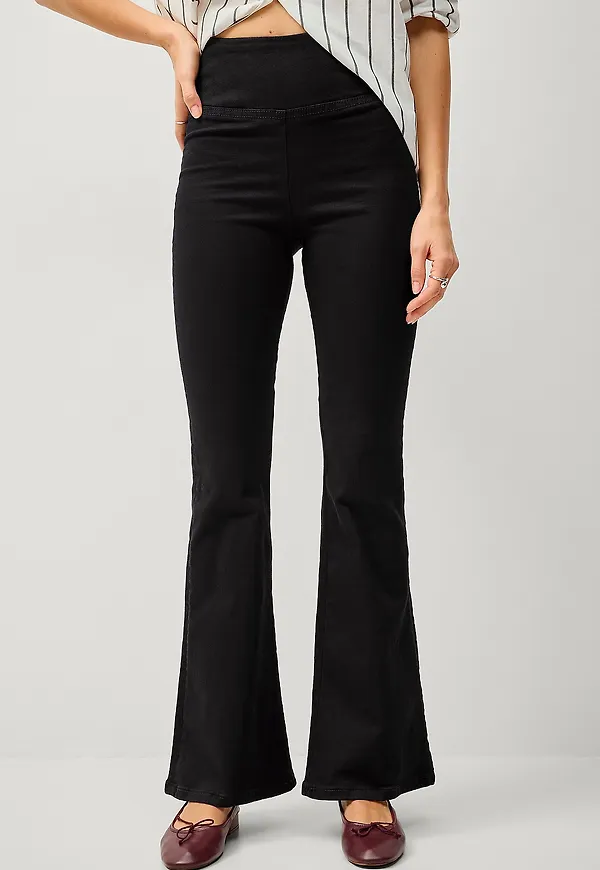 Gina Tricot - Jeans Soft Flare Jeans - Svart