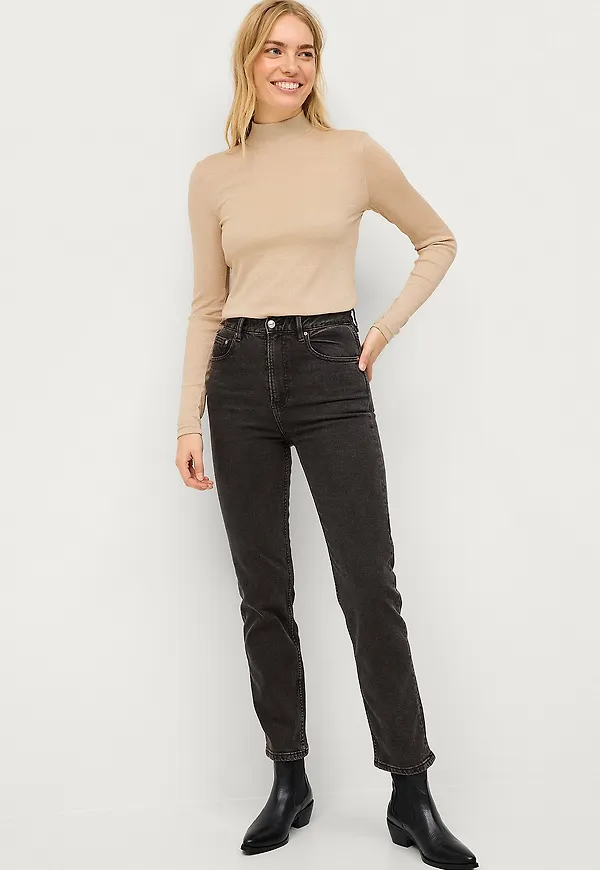 Gina Tricot - Jeans Super High Jeans - Grå