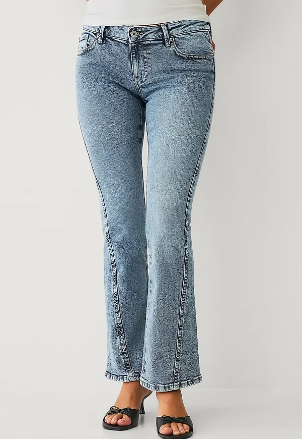 Gina Tricot - Jeans Twisted Bootcut - Blå