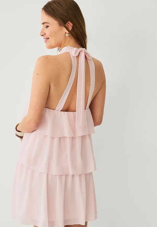 Gina Tricot - Klänning Frill Dress - Rosa