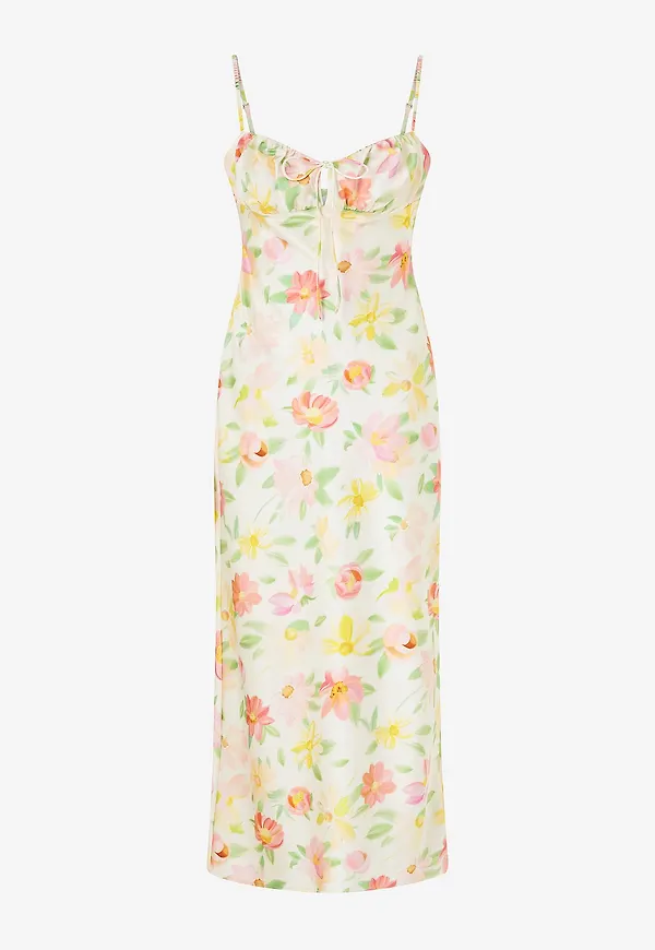 Gina Tricot - Klänning Midi Dress - Flerfärgad