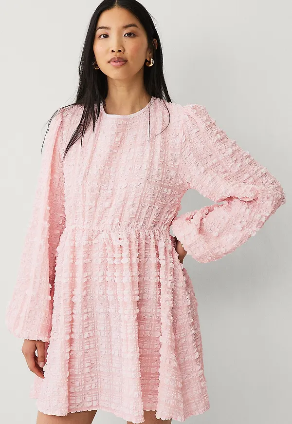 Gina Tricot - Klänning Open Back Dress - Rosa