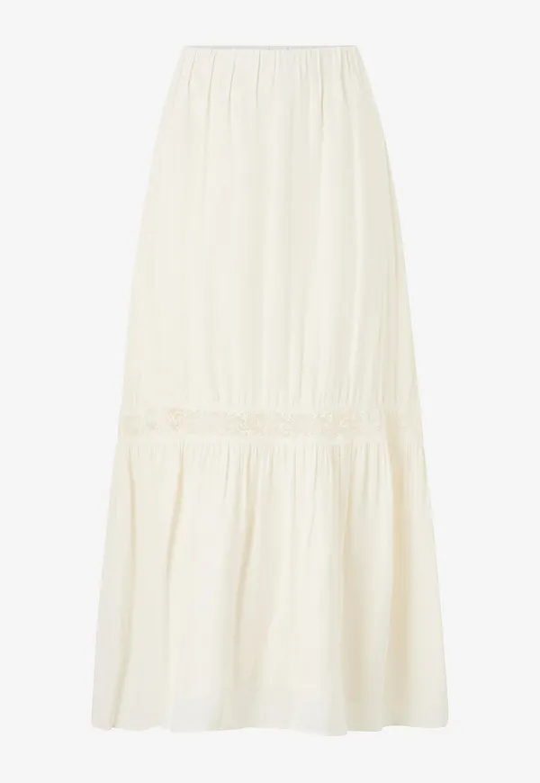 Gina Tricot - Maxikjol - Vit