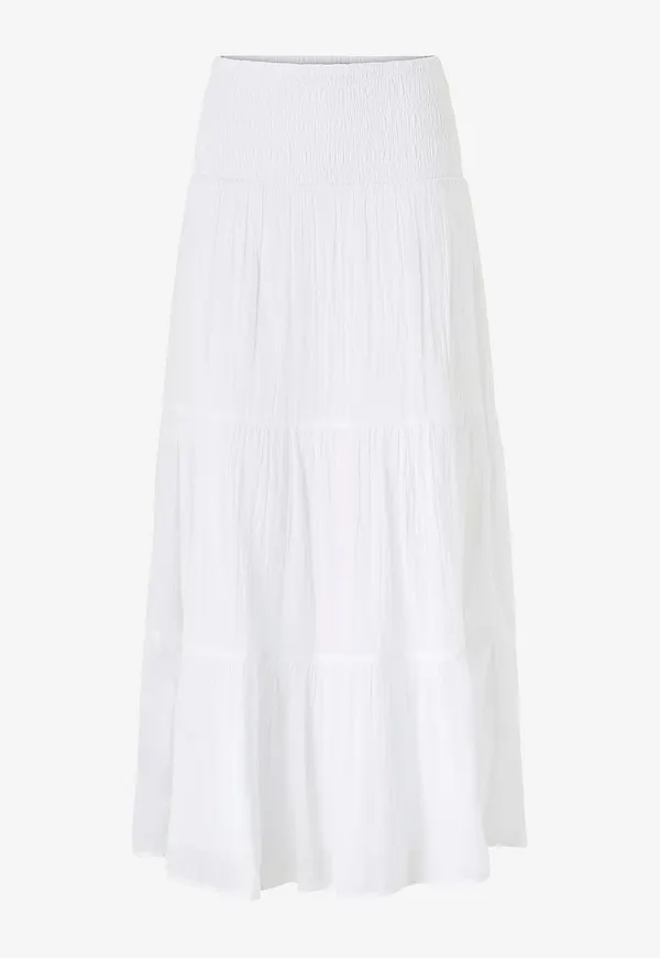 Gina Tricot - Maxikjol Maxi Skirt - Vit