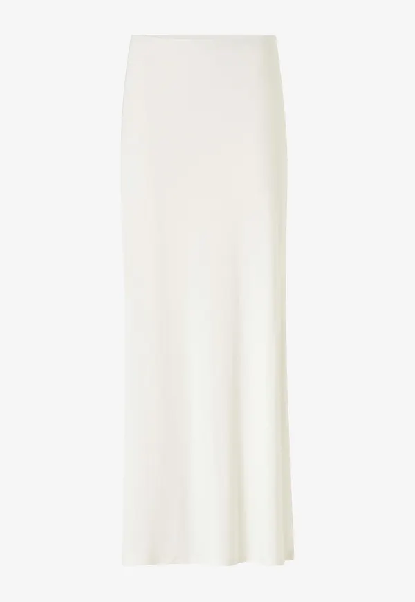 Gina Tricot - Maxikjol Soft Touch Maxi Skirt - Vit