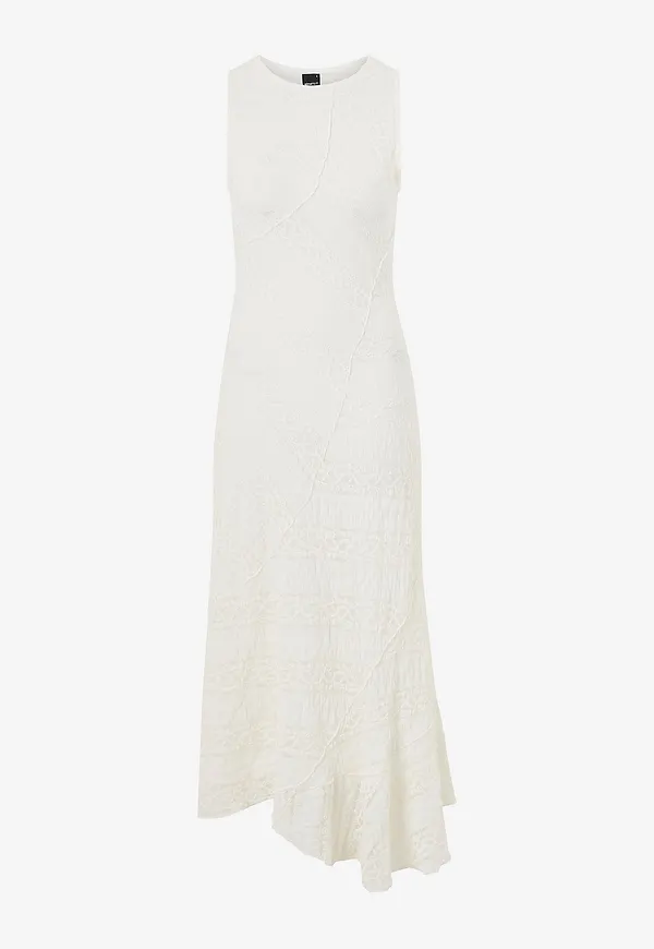 Gina Tricot - Spetsklänning Lace Midaxi Dress - Vit