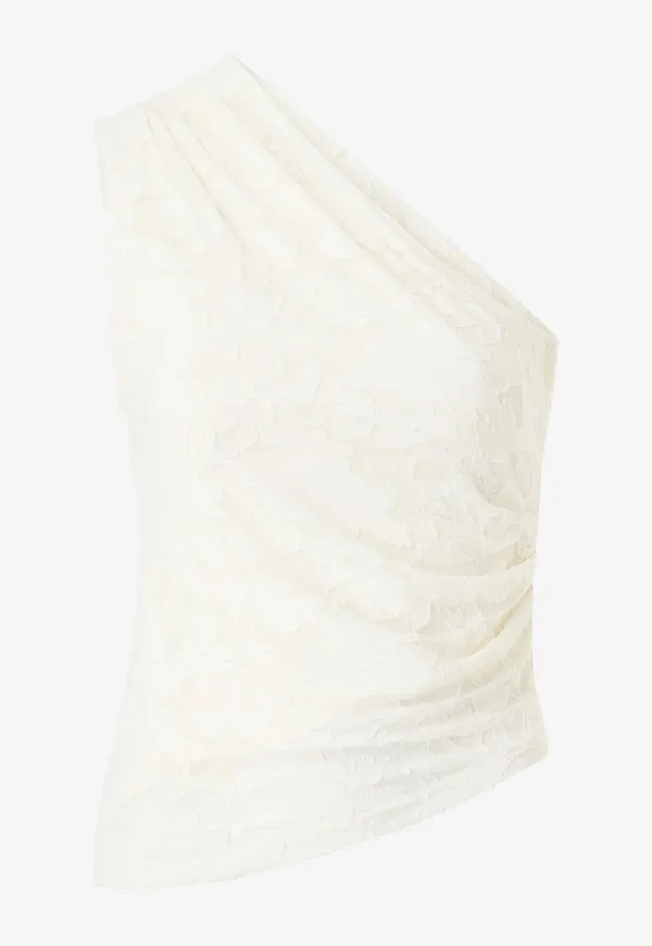 Gina Tricot - Topp Asymmetric Top - Beige