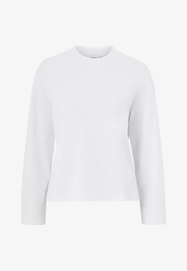 Gina Tricot - Topp Loose fit long sleeve tee - Vit