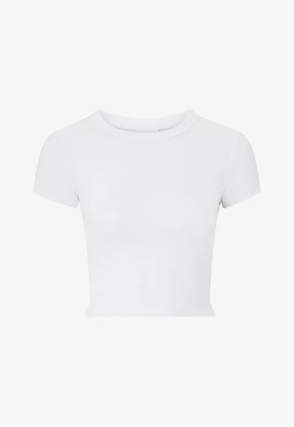 Gina Tricot - Topp Basic Tight Top - Vit