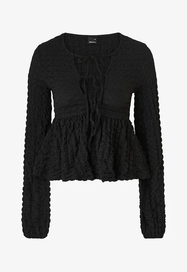 Gina Tricot - Topp Boho Top - Svart