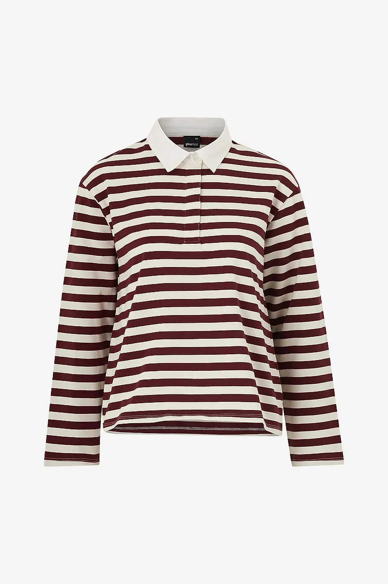 Gina Tricot - Topp Collar Top - Röd