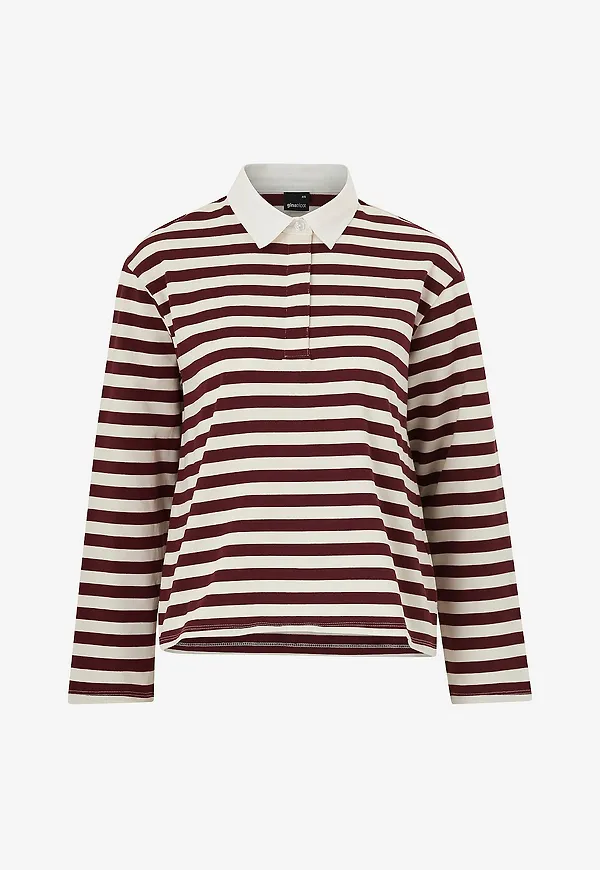 Gina Tricot - Topp Collar Top - Röd