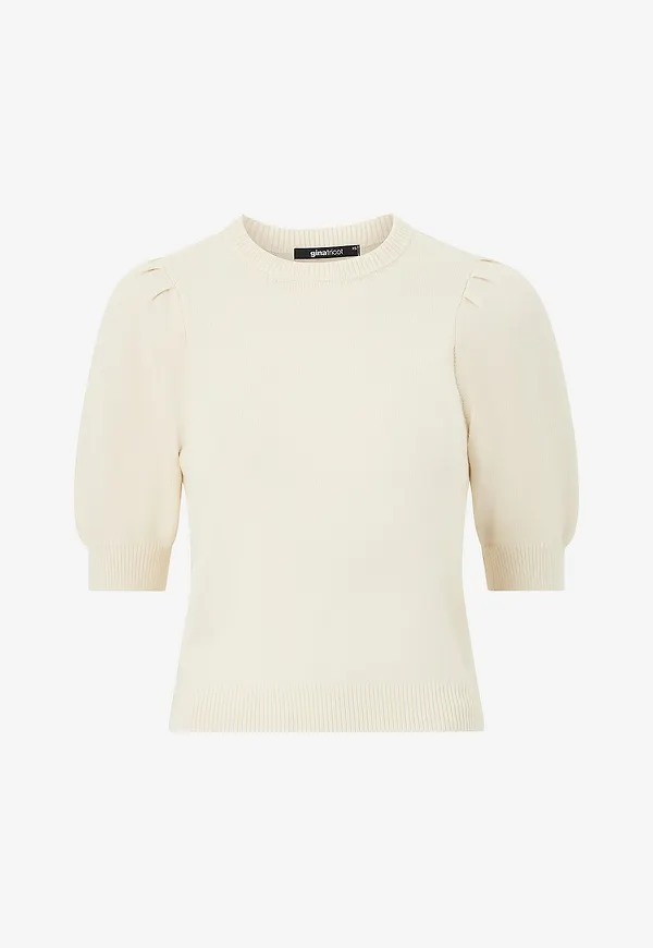 Gina Tricot - Topp Knitted Top - Vit