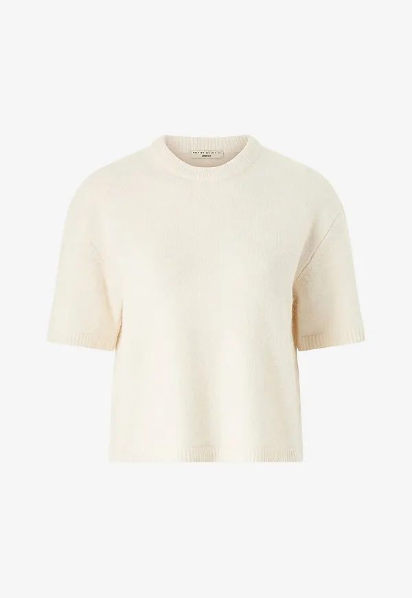 Gina Tricot - Topp Knitted Top - Vit
