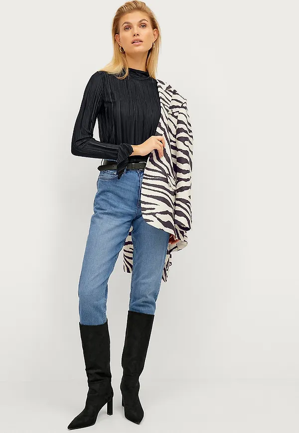 Gina Tricot - Topp Lina Polo - Svart