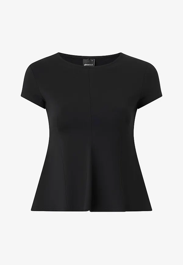 Gina Tricot - Topp Peplum - Svart