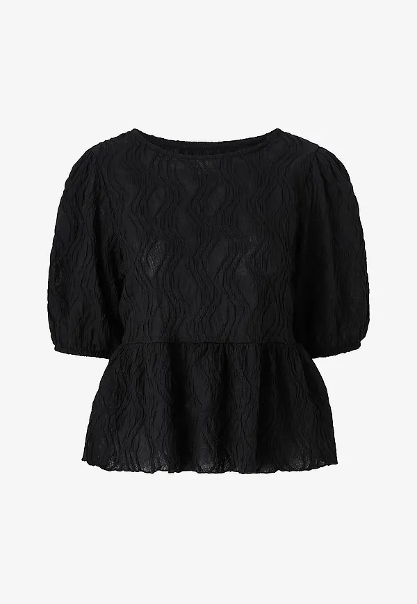 Gina Tricot - Topp Tie Top - Svart