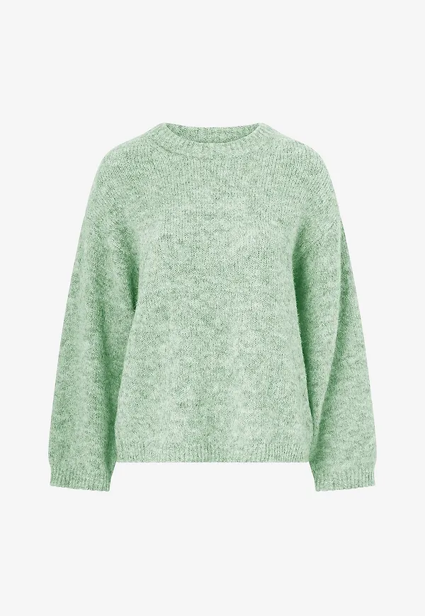 Gina Tricot - Tröja Boxy Knitted Sweater - Grön