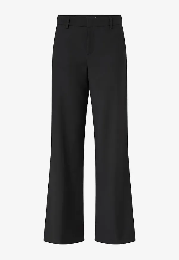 Gina Tricot - Wide Leg Suit Trousers - Svart