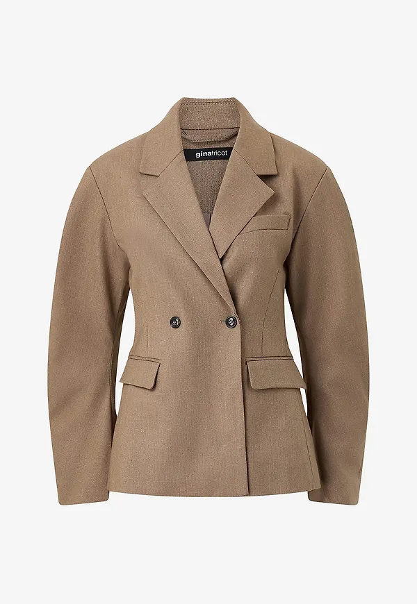 Gina Tricot - Blazer Shaped - Beige