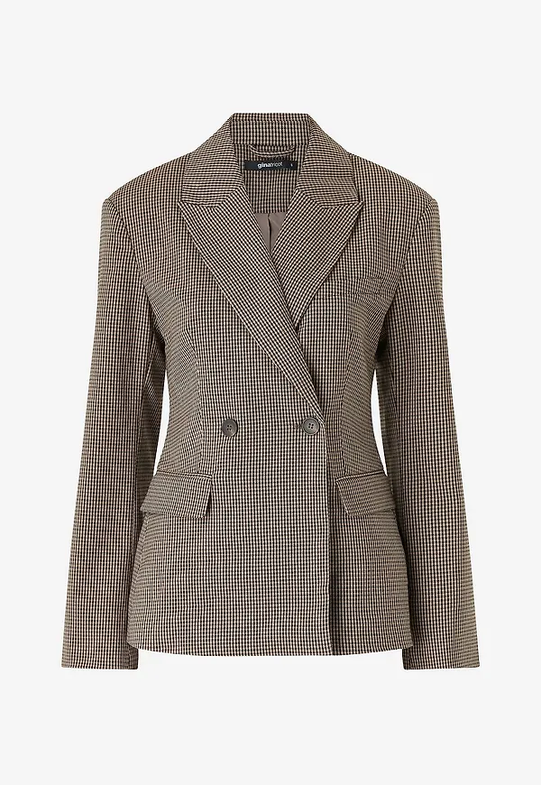 Gina Tricot - Blazer Shaped - Brun