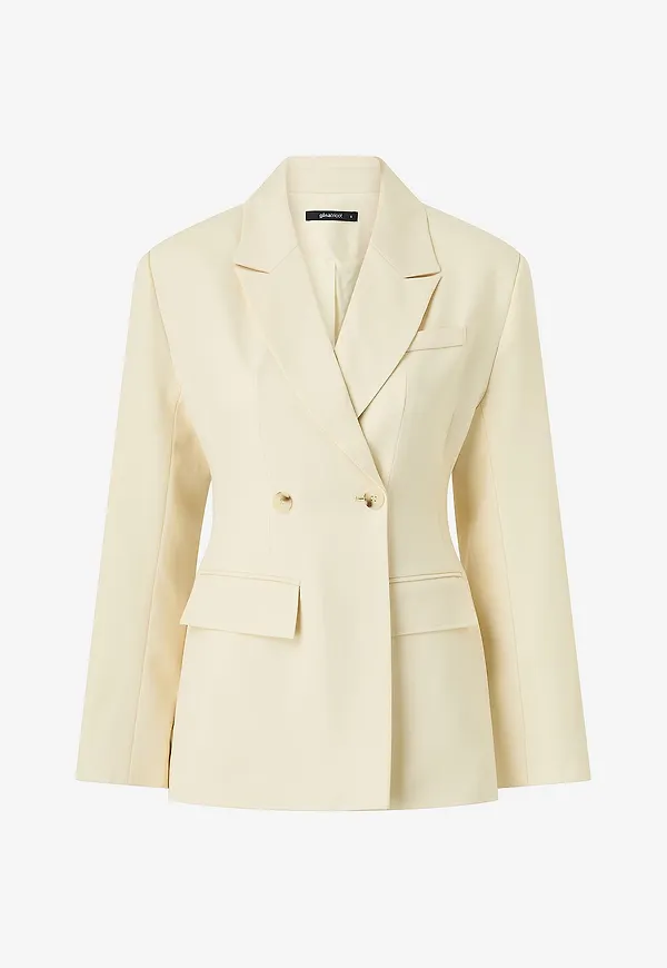 Gina Tricot - Blazer Shaped - Gul