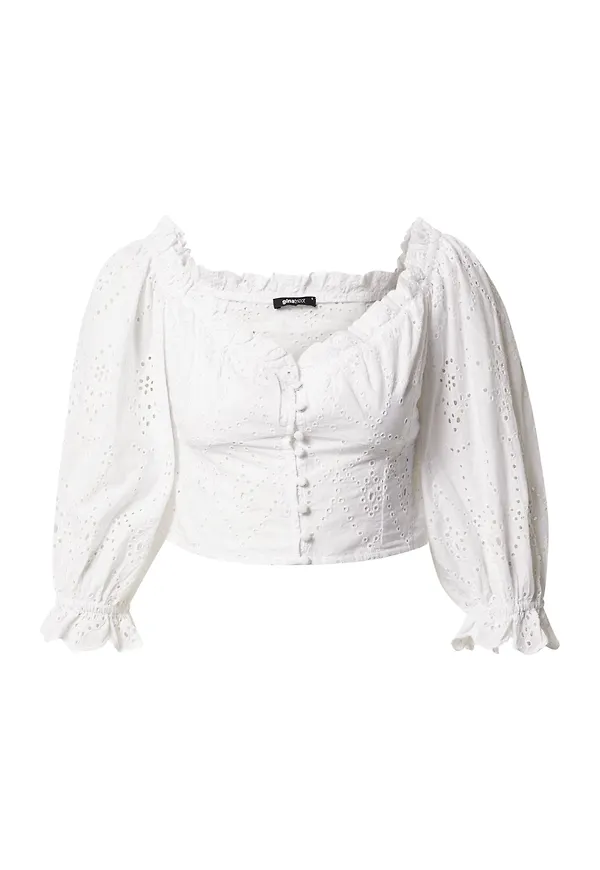 Gina Tricot Blus 'Tindra' vit