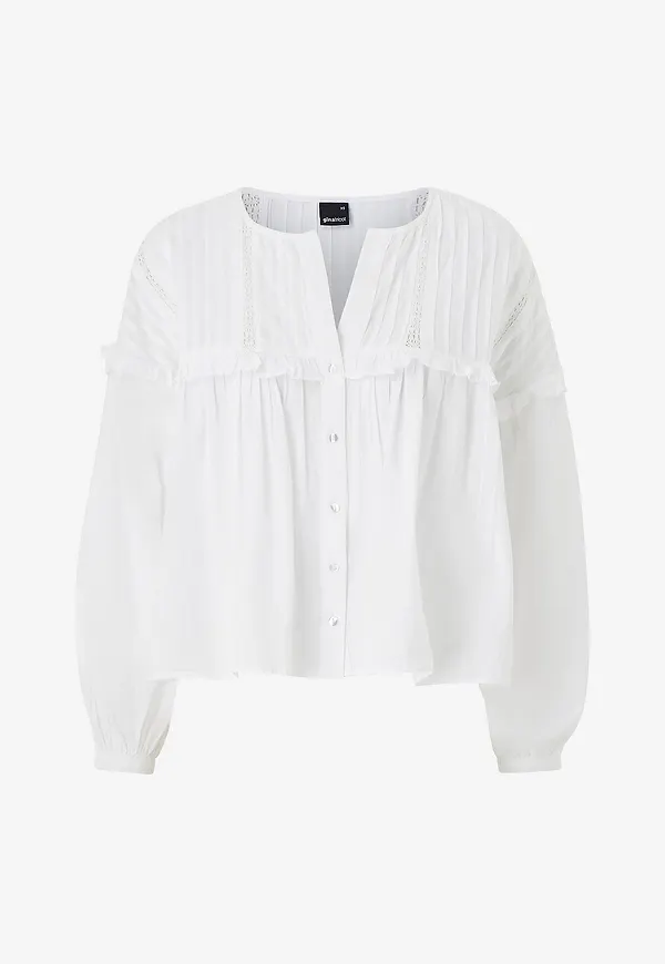 Gina Tricot - Blus Boho Blouse - Vit