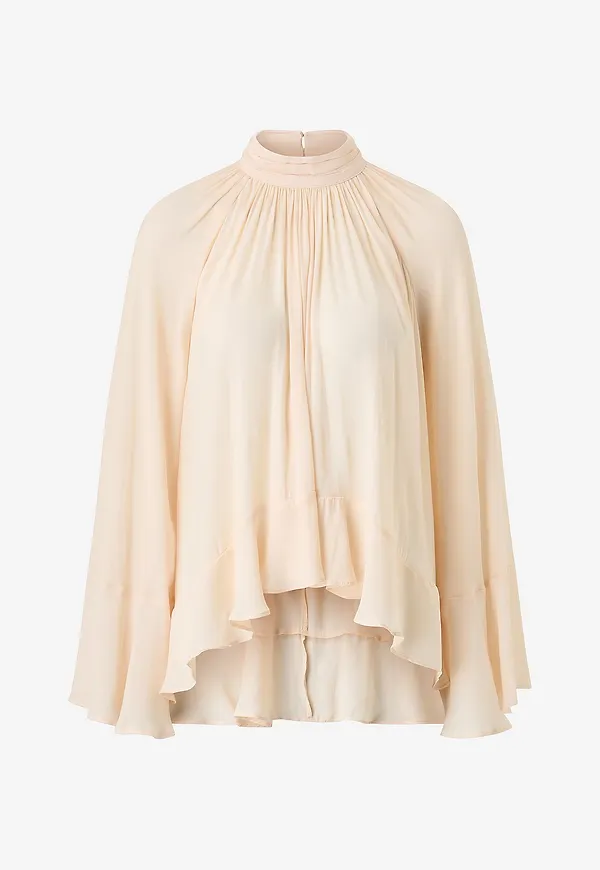 Gina Tricot - Blus Boho Frill - Orange