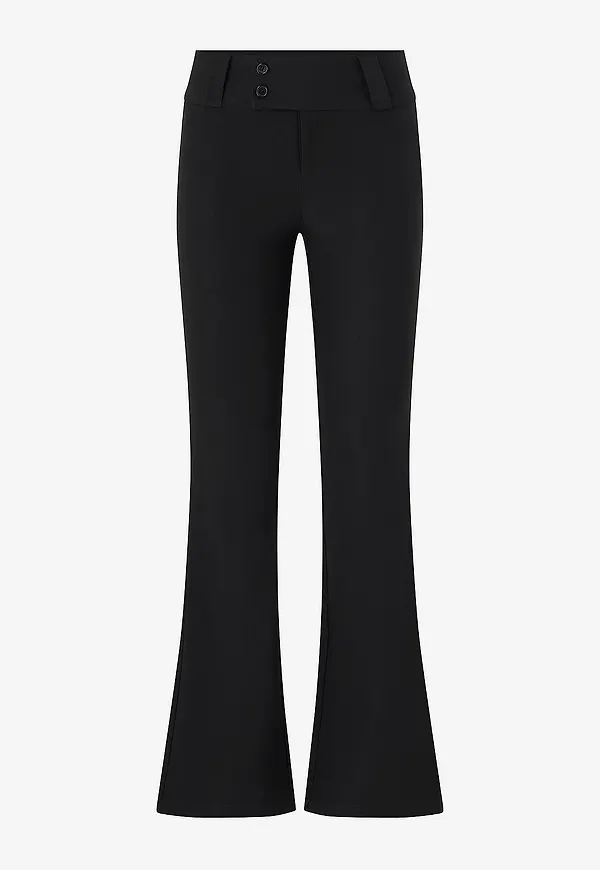 Gina Tricot - Byxa Low Rise Bootcut - Svart