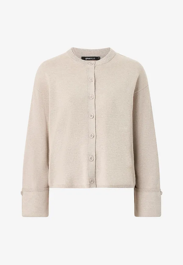 Gina Tricot - Cardigan Knitted Cardigan - Beige