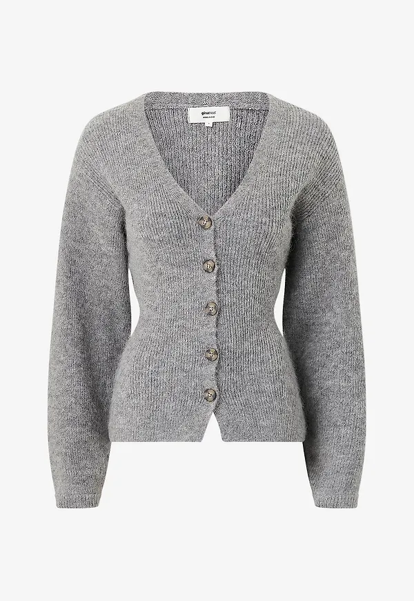 Gina Tricot - Cardigan Knitted chunky cardigan - Grå