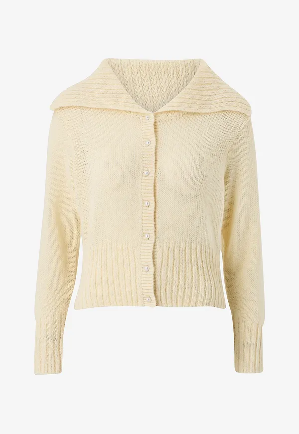Gina Tricot - Cardigan Knitted - Gul