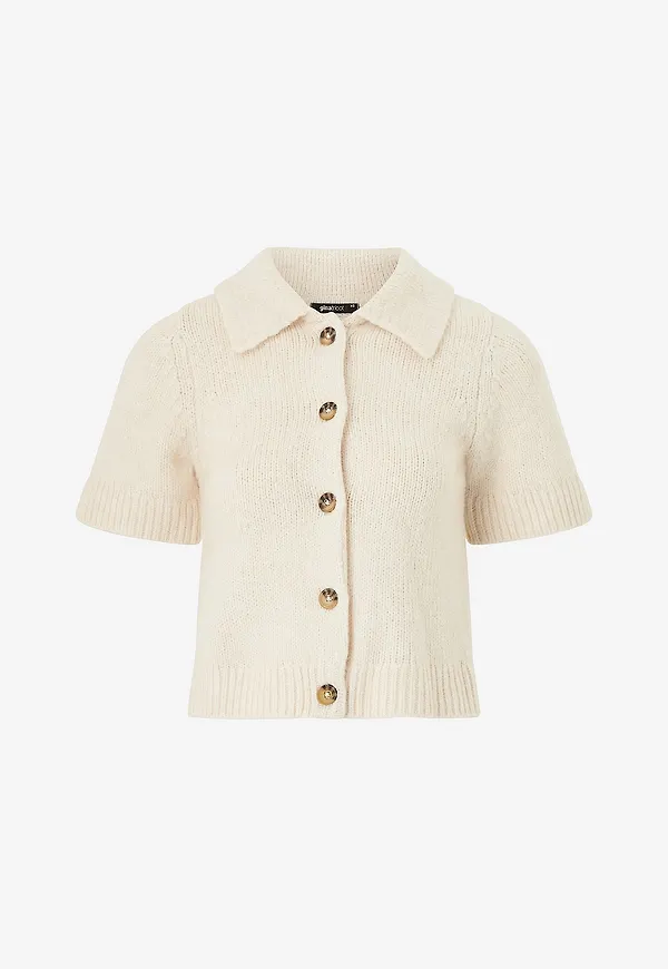 Gina Tricot - Cardigan Knitted - Natur