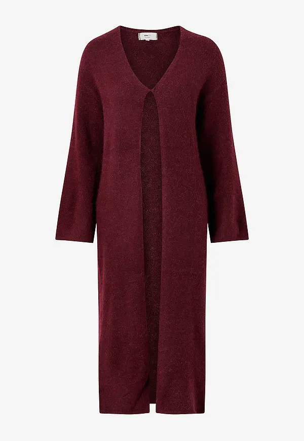 Gina Tricot - Cardigan Long Knitted - Röd