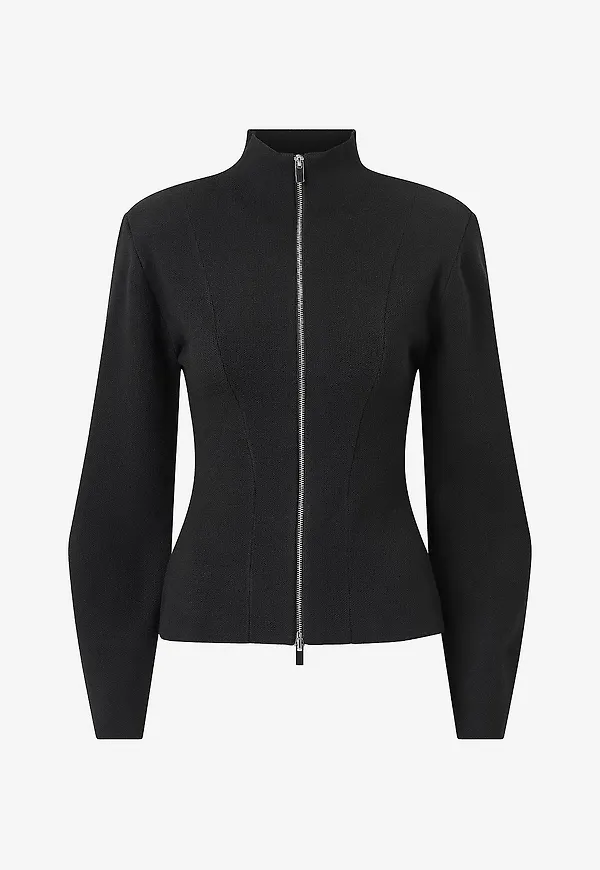 Gina Tricot - Cardigan Shaped knitted cardigan - Svart