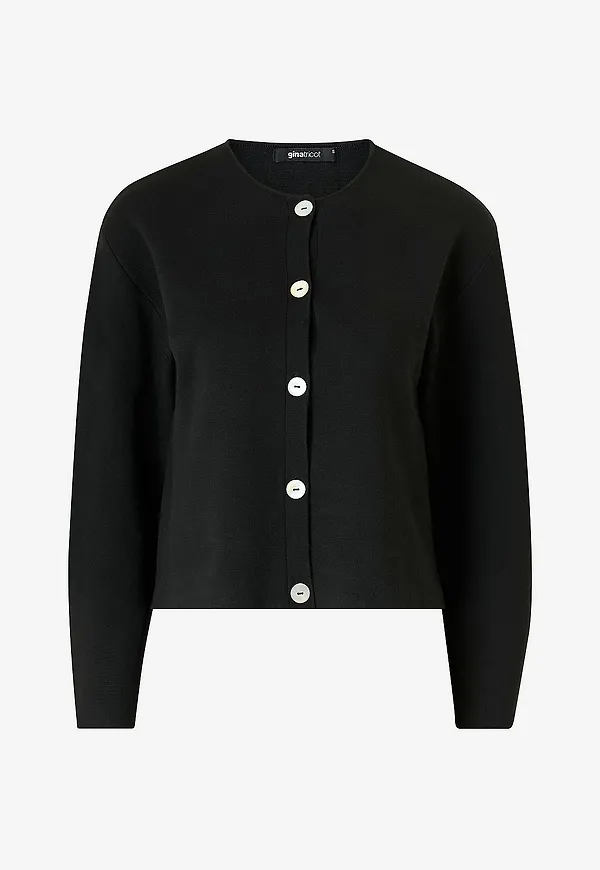 Gina Tricot - Cardigan Shaped Knitted - Svart