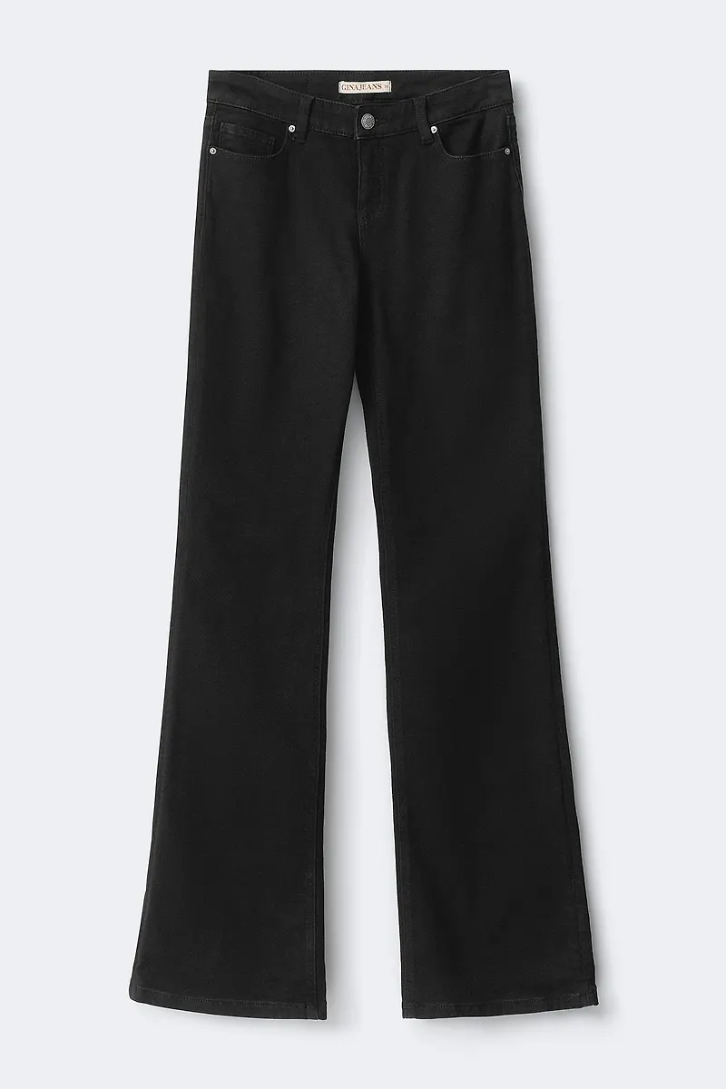 Gina Tricot - Holy molly bootcut tall jeans - tall jeans - Svart - 32 - Dam