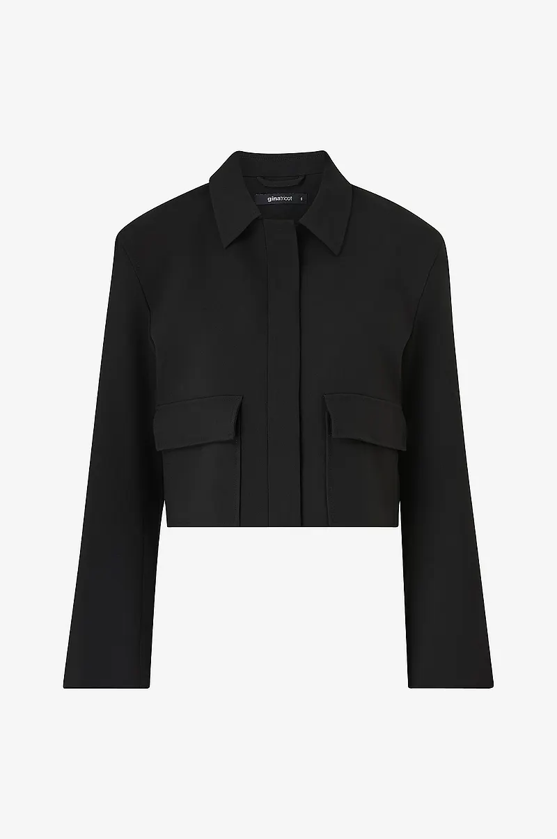 Gina Tricot - Jacka Tailored Pocket Jacket - Svart